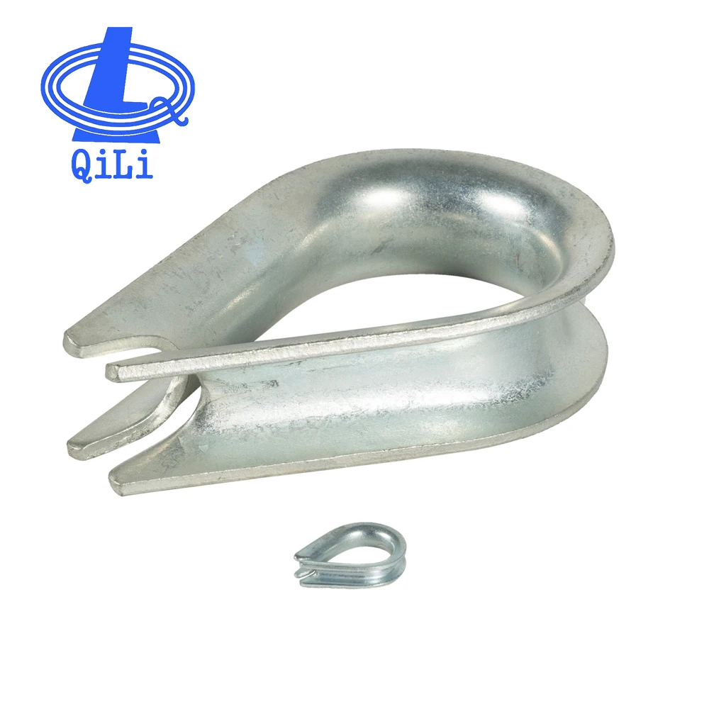 High Quality Galvanized DIN 6899B Wire Rope Thimble / thimble for wire rope sling