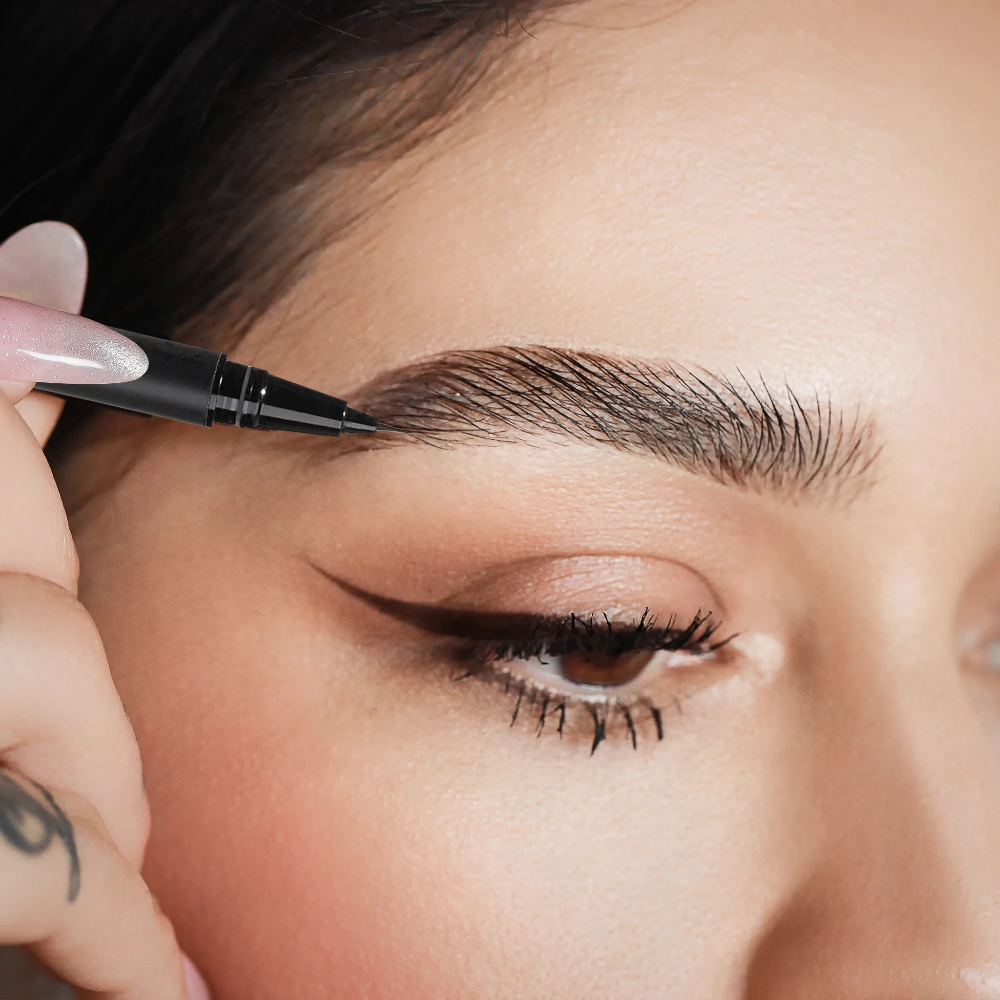 eyebrow liner low moq liquid eyebrow pen tattoo tips fine sketch microblading liquid brow liner pencil