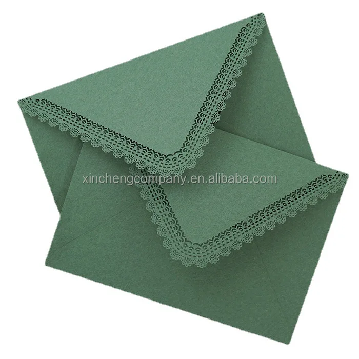 Custom Vintage Fashion Paper Envelopes Gift Card Invitation Birthday Business Letter Envelope