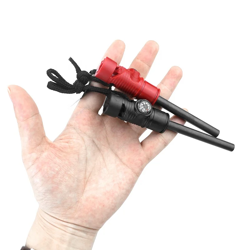 Magnesium & Ferrocerium Flint Fire Starter Firestarter Magnesium Fire Rod Ferrocerium Rods, Survival Tool for Camping, Hiking