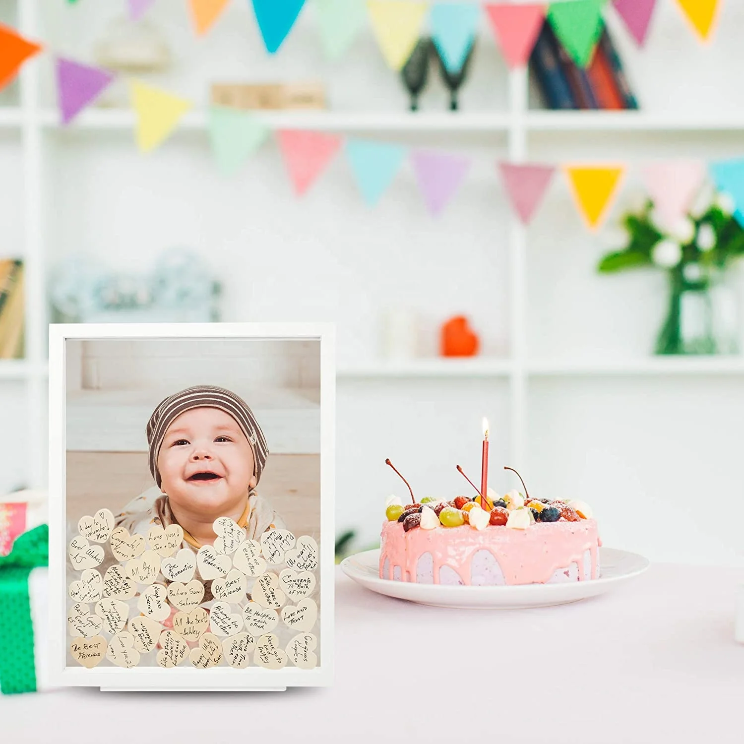 
Cherish Wedding Drop top box Frame wishes Wedding Memories Alternative Guest Book Idea 