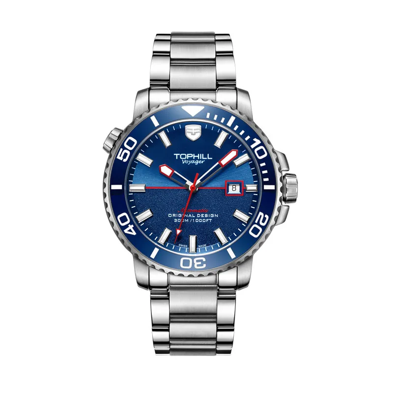 
Tophill Classic waterproof Customized luxury men business mechanical watches men wrist wristwatches  (1600158769939)