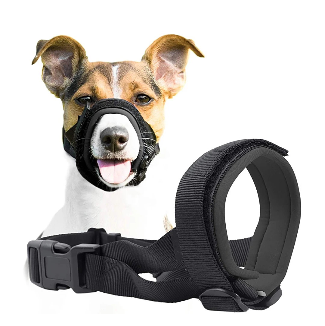 New anti biting barking pet training dog muzzle for  small medium large dogs pitbull