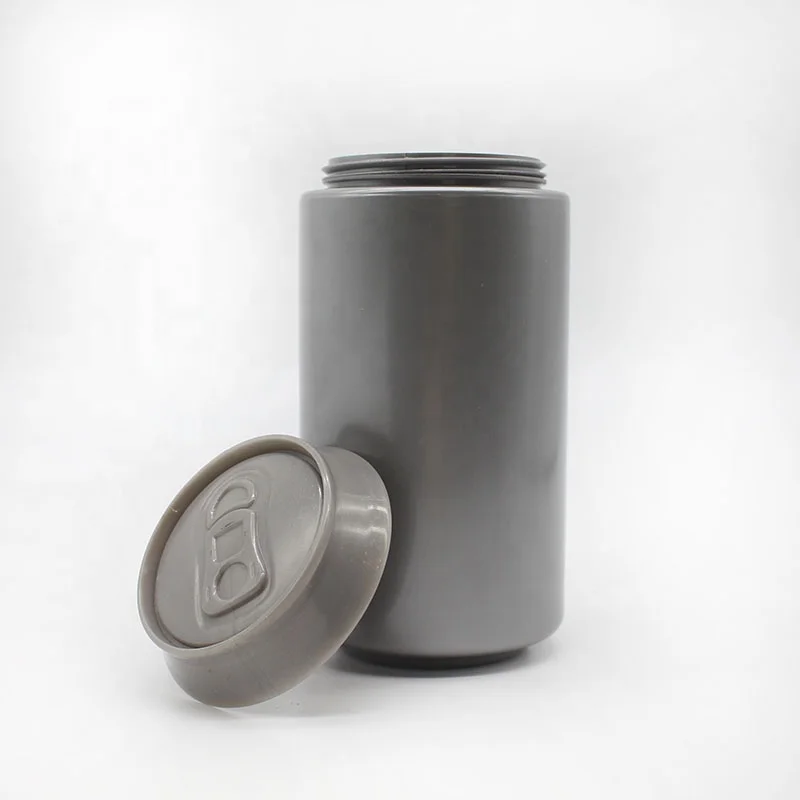 CLear PET Plastic Cookie Candy Can Jar   volume 330ml