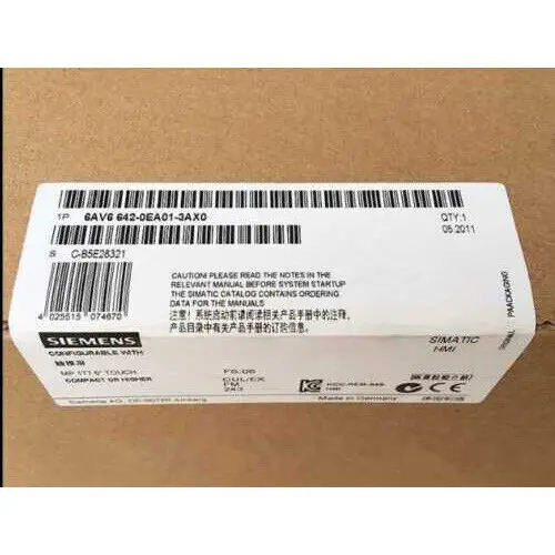 1PCS New  Touch Panel 6AV6642-0EA01-3AX0 HMI 6AV6 642-0EA01-3AX0