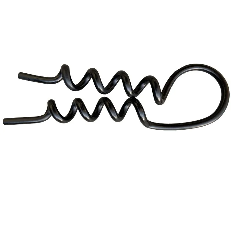 Black Color Ties PVC Twist Tie