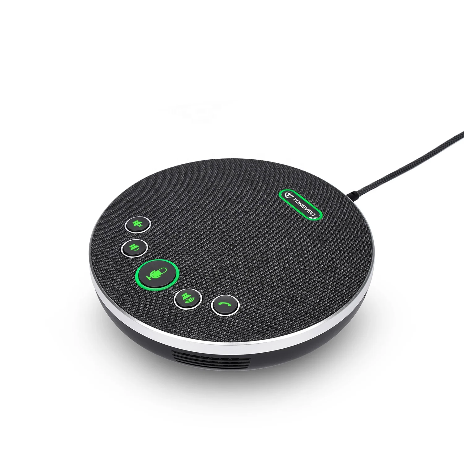 USB Speakerphone Built-in Full Duplex 360 Voice Pickup AI Microphones Conference Speaker for Video Conference Gaming Chatting Sk