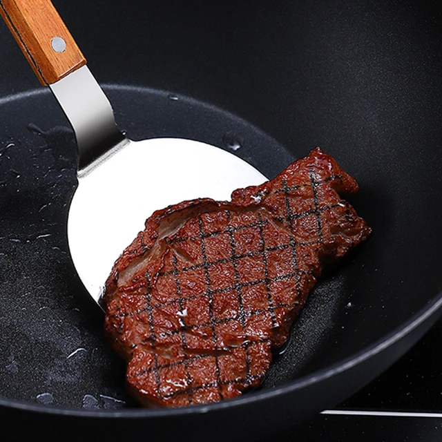 BQ-2348 Large Barbecue Hamburger Turner Stainless Steel Burger Flipper