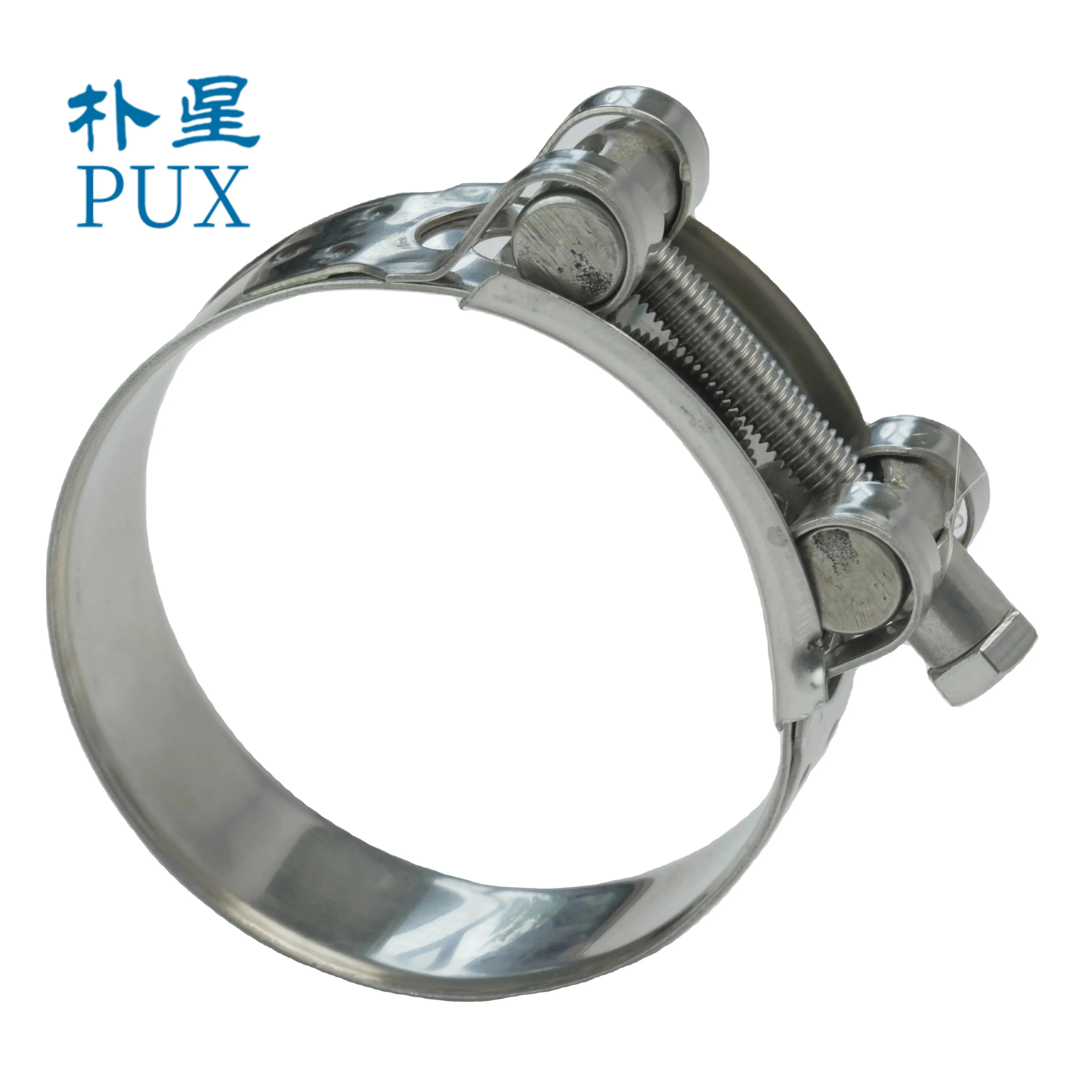 Premium 316 Stainless Steel T Bolt Heavy Duty Hose Clamp, 70-90mm, Rust Proof, Ideal for Industrial and High Performance Engines
