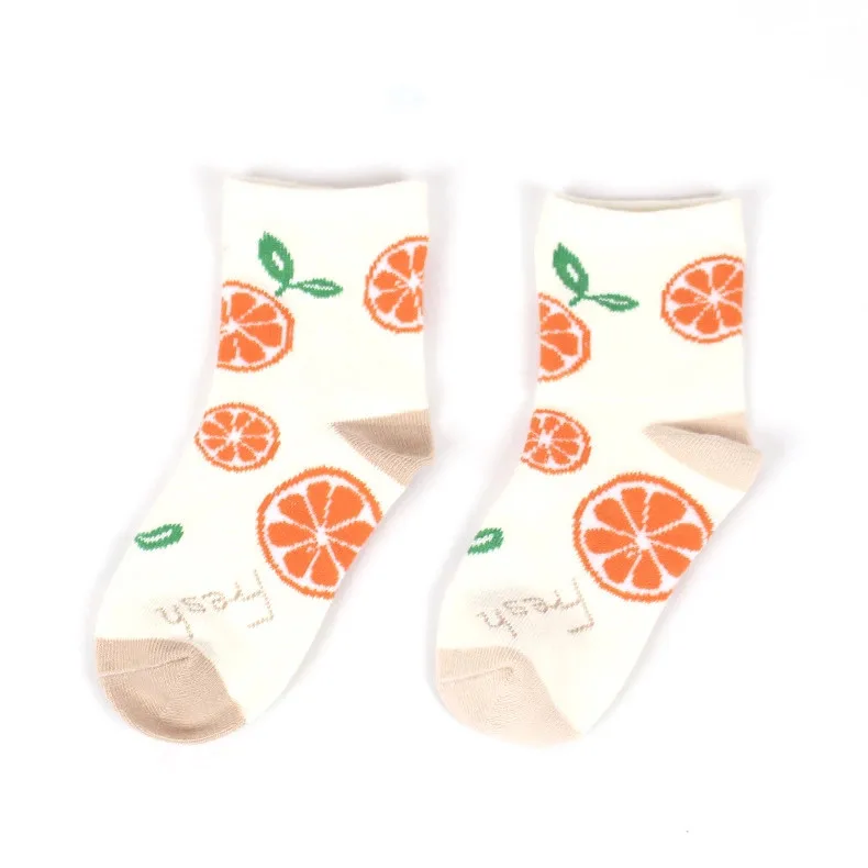 Hot Sale High Quality fashion kids socks Pure cotton cute print casual socks kids breathable sweat - absorbing sports socks kid