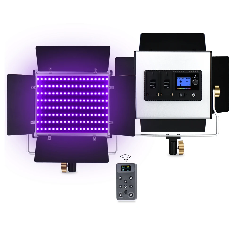 W480 RGB Full Color Live Studio Stage Video Recording And Broadcasting Led Fill Light Panel Light