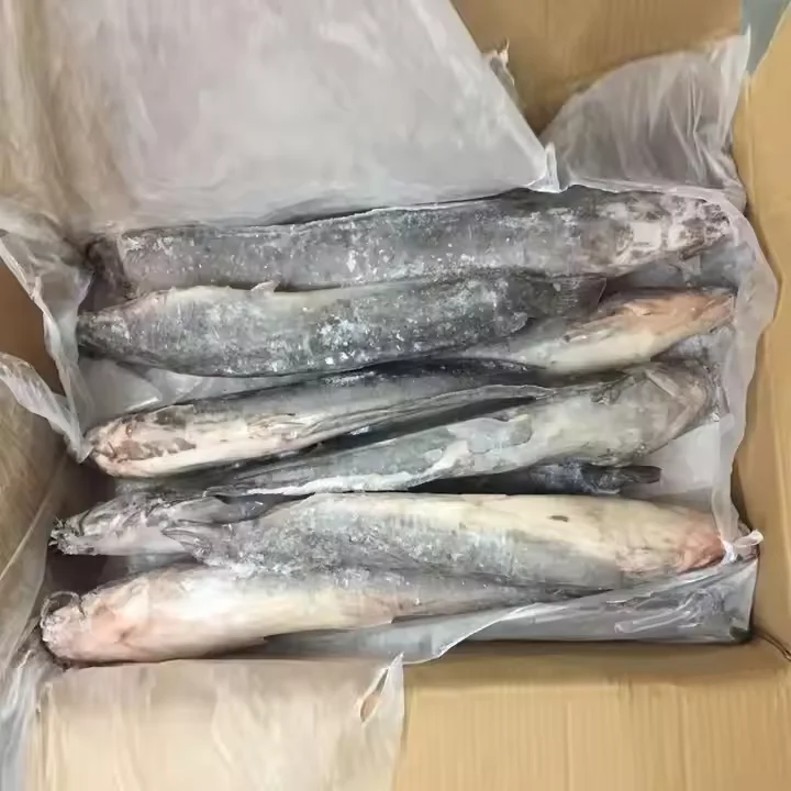 Замороженный сом объемный цельный круглый замороженный WR