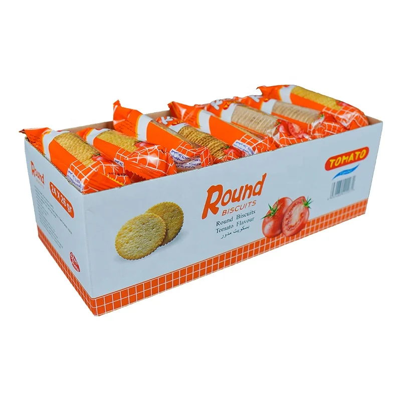 
 Крекер со вкусом томатов, сертификат HACCP, хрустящий соленый крекер  