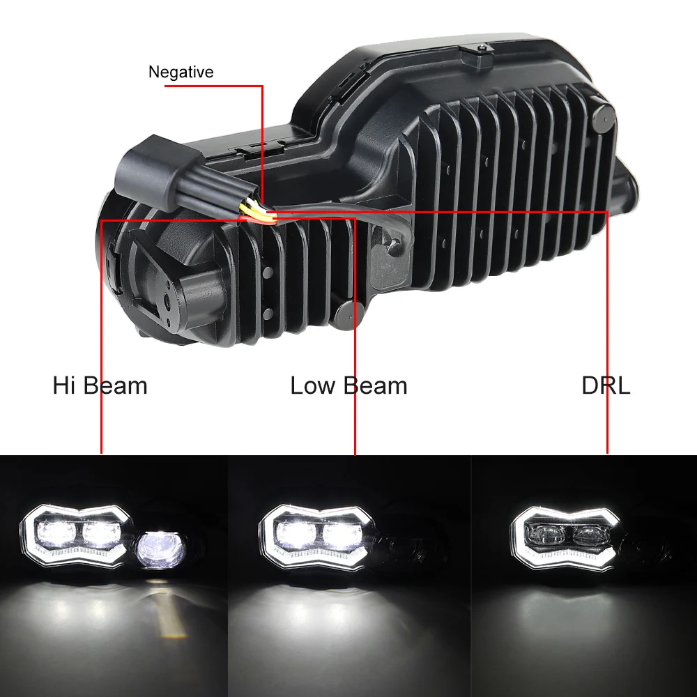F800GS Adventure Led Headlight Hi Low Beam Led Projector Headlamp Replacement For BMW F650GS F700GS