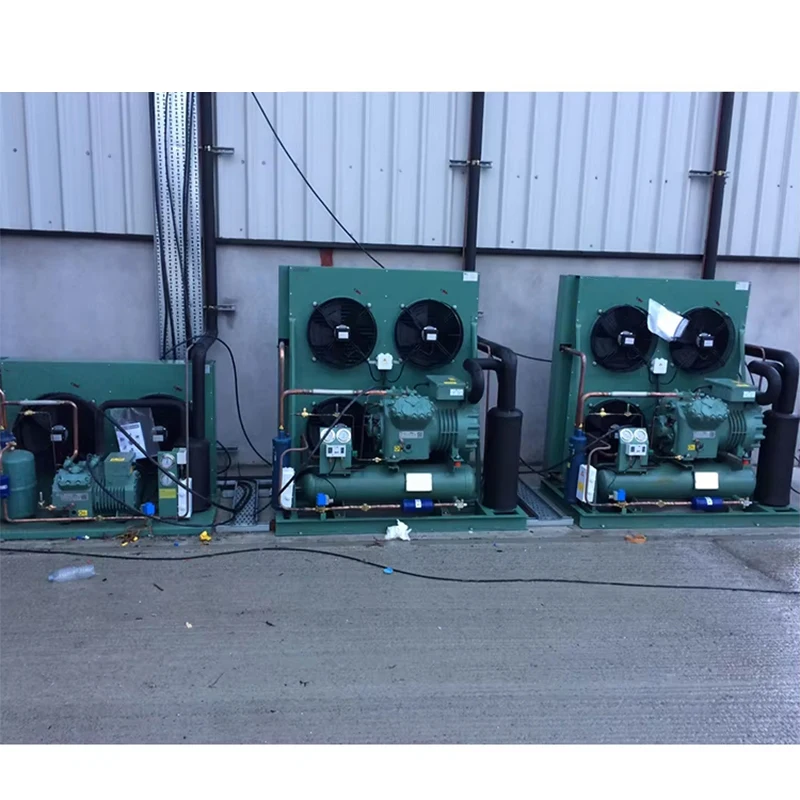 Brand New Automatic Refrigeration Compressor Unit Semi-Enclosed Piston Freezer Condensing Unit