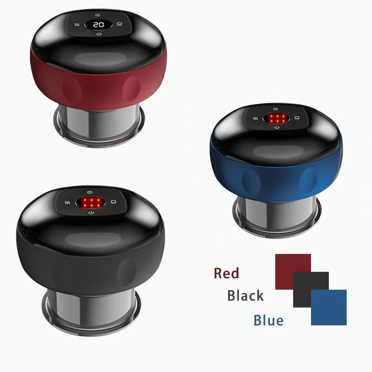 Recharge Electric Vacuum Cupping Therapy Set Skin Scraping Massage Guasha Wireless Slimming Body Fat Burner Smart Cupping