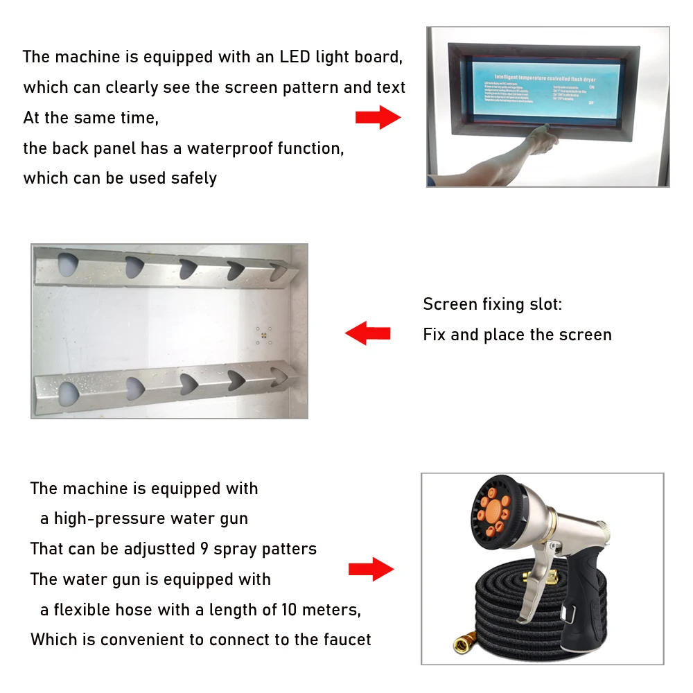 Stencil Wash-Out Machine Screen Printing Washout Booth for Sale