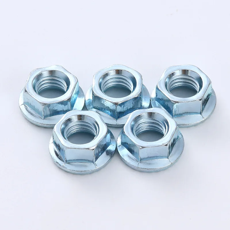 Mass Stock  High Precision Flange Nut SS 316 Hex Flange Nuts