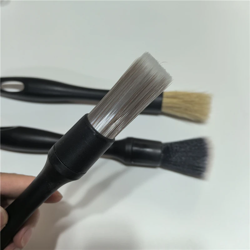 SHODA car detailing brush for wash care cleaning interior exterior wheel gap tire air vent leather car detailing brush soft kit