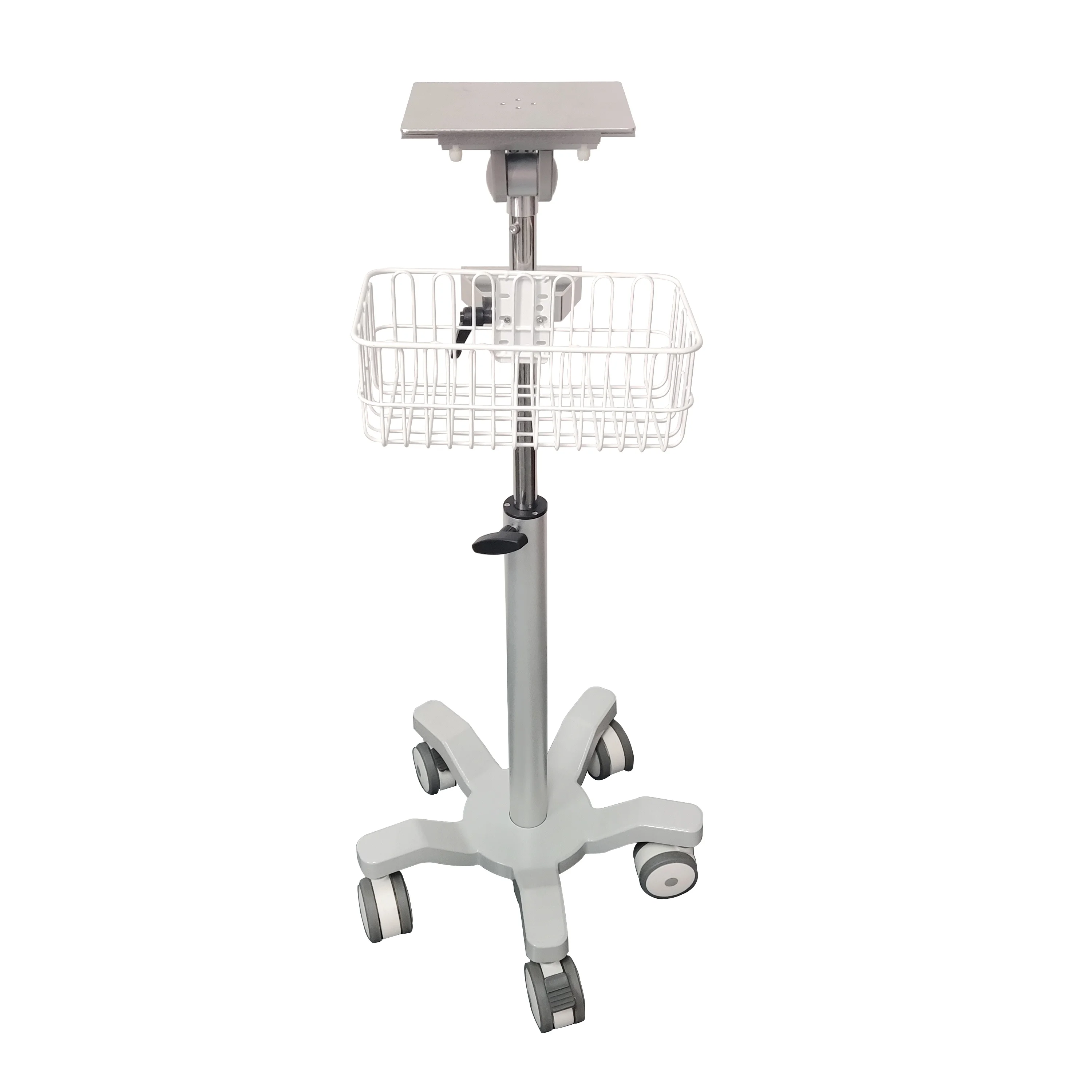 IN-PT Medical Monitor Stand Stainless Steel Medical Instrument Patient Monitor Trolley For Hospital