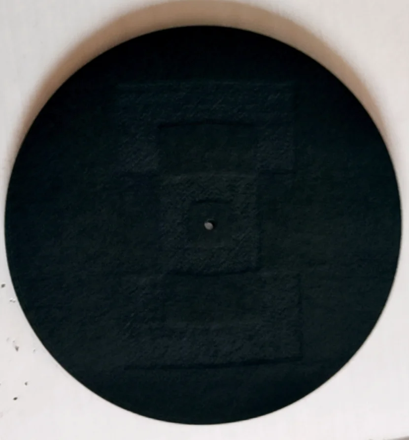 Пользовательский дизайн лазерная печать логотипа LP виниловая пластина скользящий