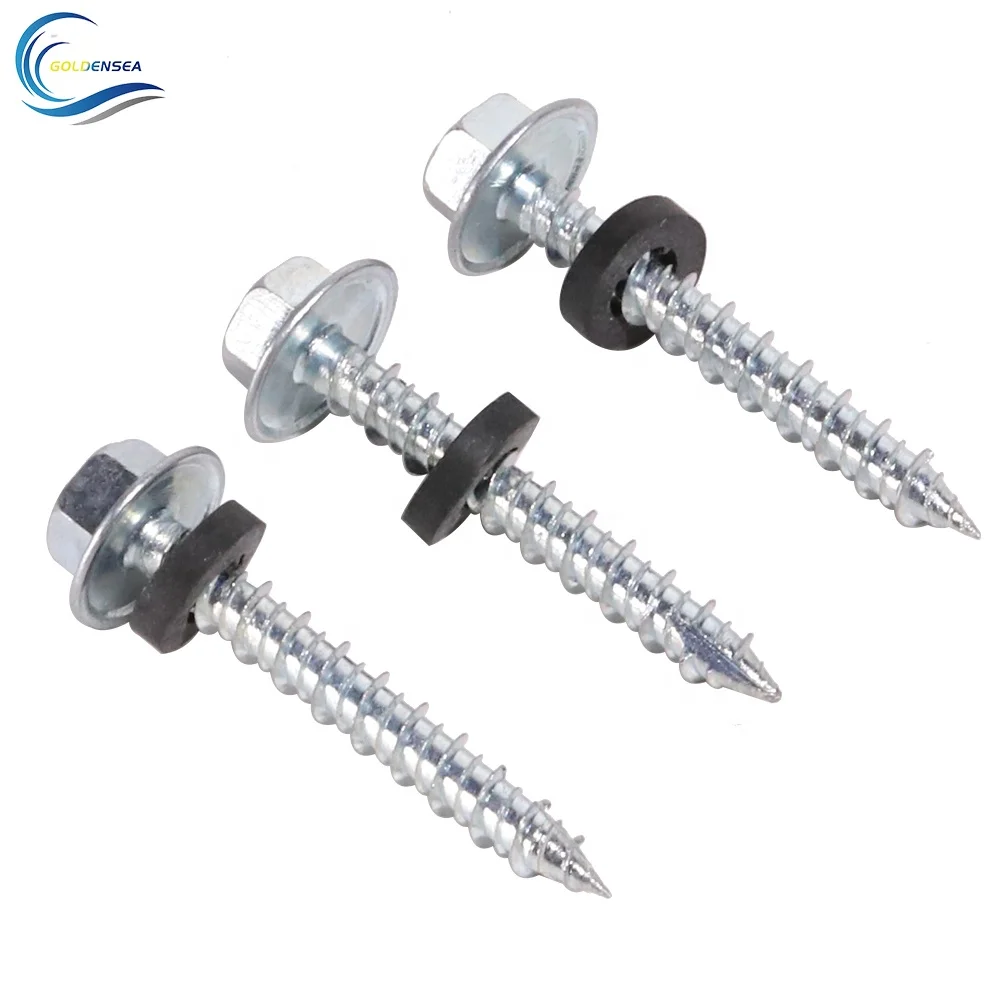 Zine Plated Metal Self Tapping Screws Customizable Specification Size Cross Recessed Countersunk Head Self Tapping Screw