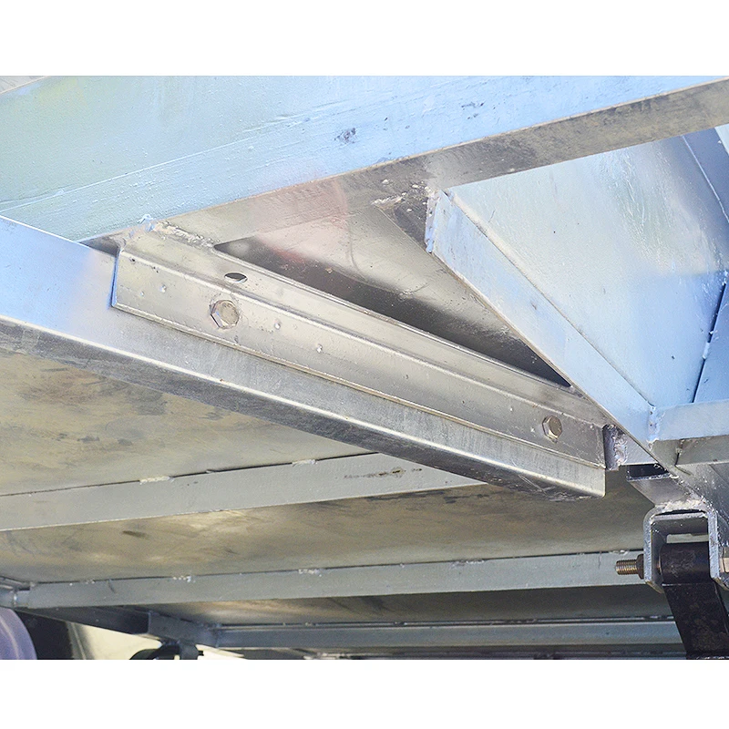 GINO Lightweight Boat Full Welded Single Axle Trailers Spmt Horse Trailer Door