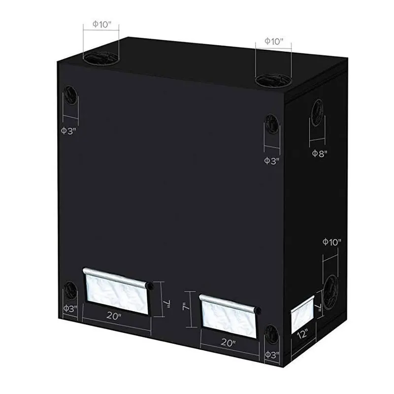 grow tent 120x120x200 for indoor plants