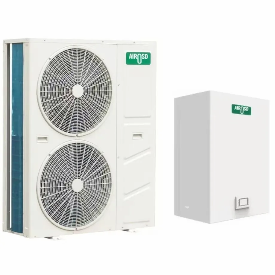 Airosd Heat Pump Wifi 9KW16KW18KW DHW Heating Cooling Air Source  Split R32 EVI DC Inverter Air to Water Heat Pump