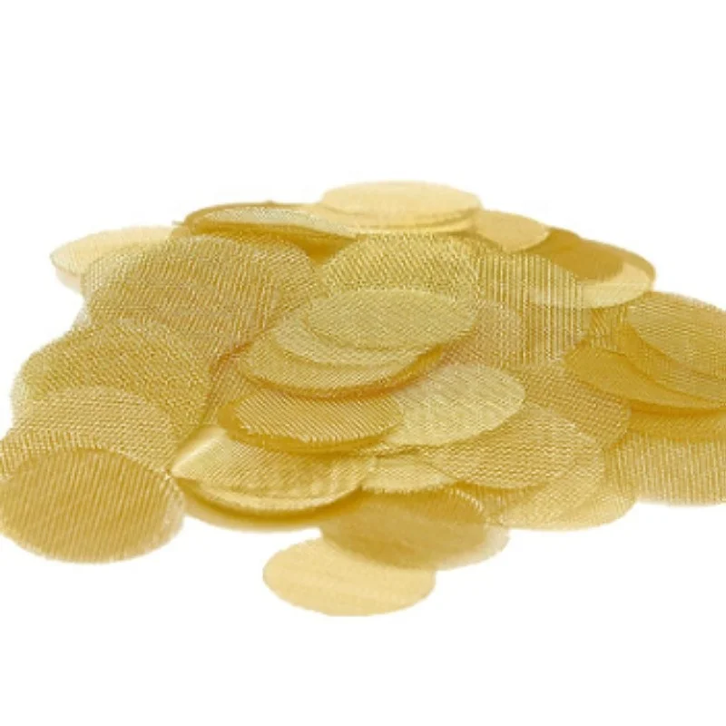 Round Stainless Steel 8mm/15mm/19mm/20mm Smoking Pipe Screens Filter Brass Mesh Pipe Screen smoking mesh