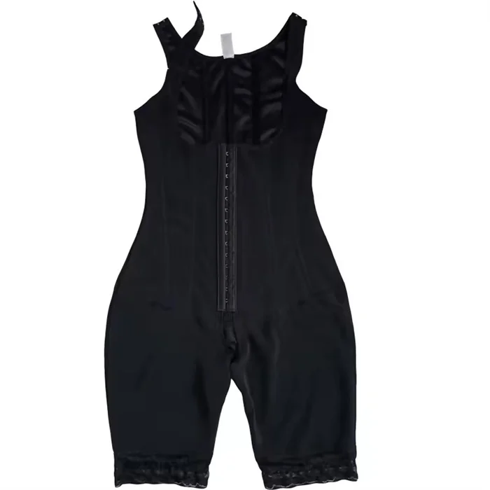 2023 New Slimming Belly Lift Hip Shoulder Belt Three Row Buckle Jumpsuit Tight Height Elastic Waist Plastic Body Suit