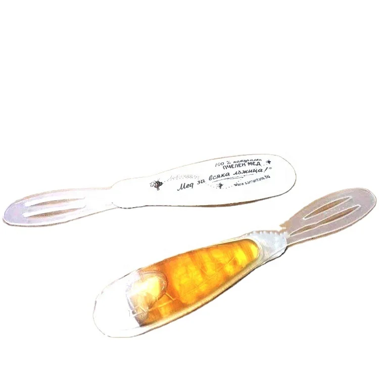 Милая ложка из ПП, прозрачная ложка для столовых приборов, 7 мл, 10 мл, банка с алюминиевой фольгой