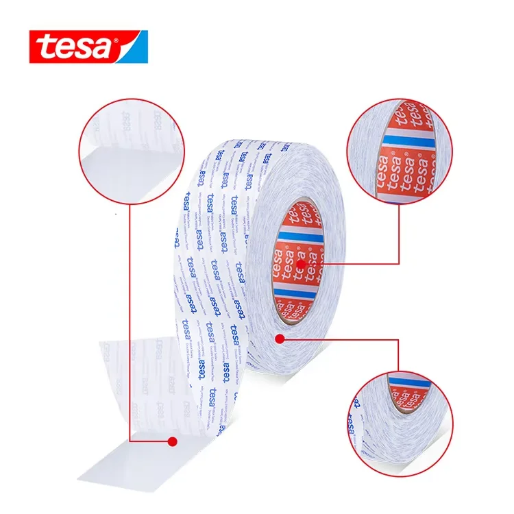 Tesa 88641 Двусторонняя тканевая лента хорошая защита от отталкивания