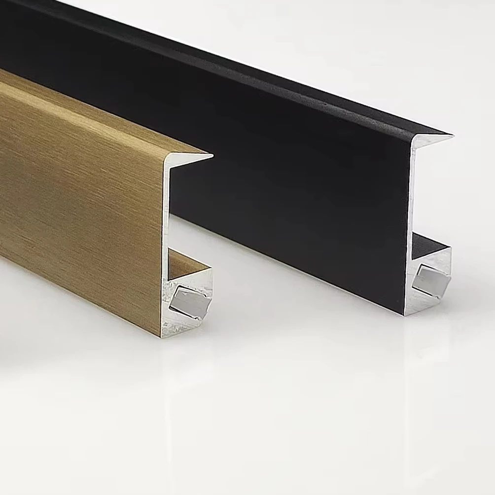 Aluminum Extruded Profile Kitchen Cabinet Laminated Silicon Aluminum Profile T5 Tempered Anodized Aluminum Profile