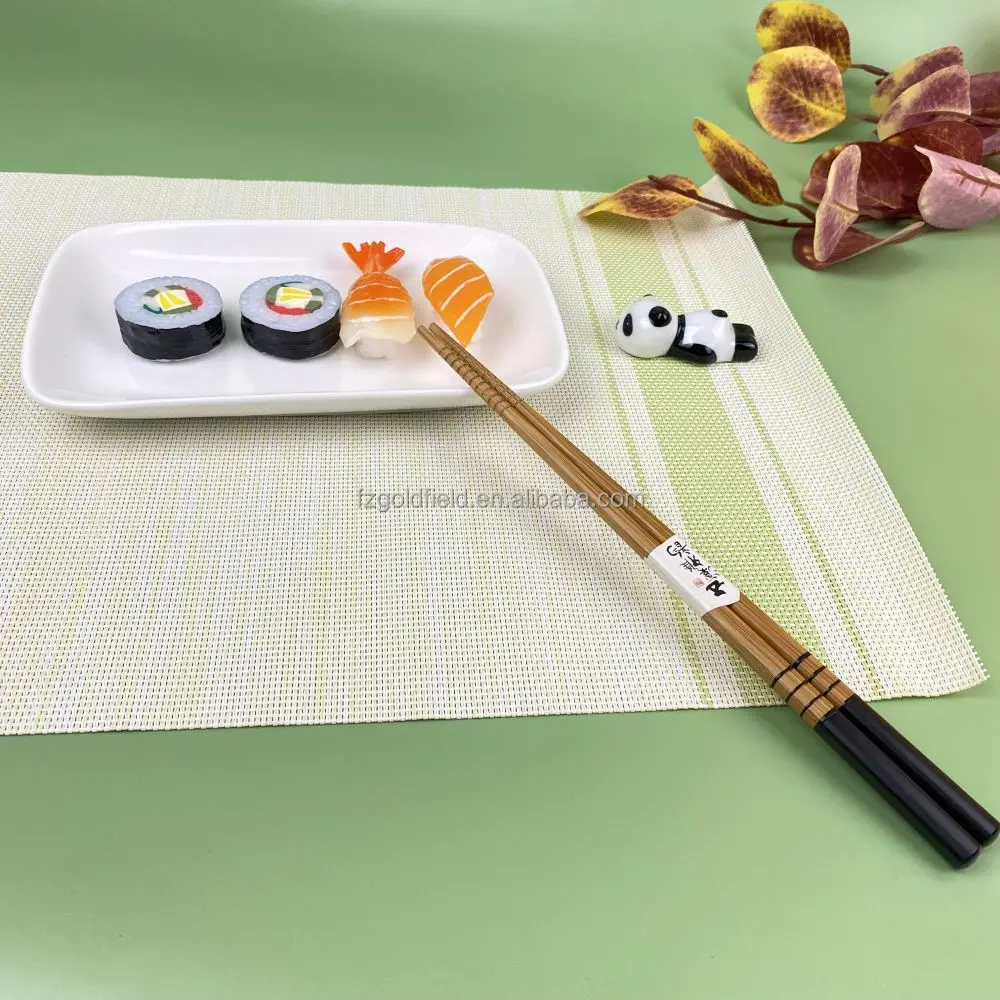 Hot Sale Online Shopping Tableware Custom Service Chopsticks Set With Ceramic Panda Chopsticks Stand