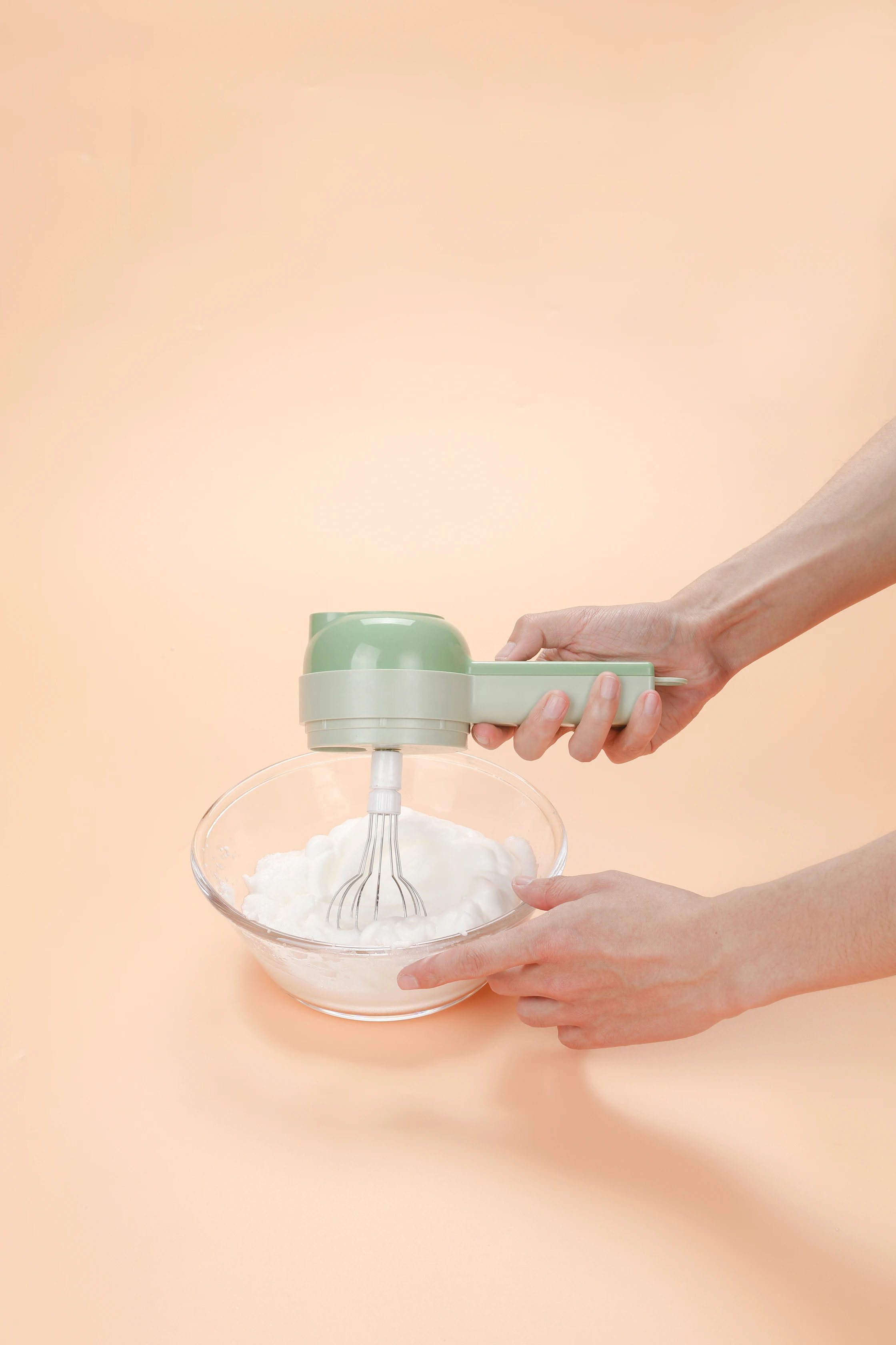 Smart Gadgets Electric Slicer Kitchen Chopper hand held food processor portable 4 in 1 handheld Electric Vegetable Cutter Set