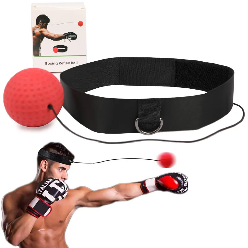 ActEarlier boxing training fight ball head band boxing ball punch reaction speed reflex ball