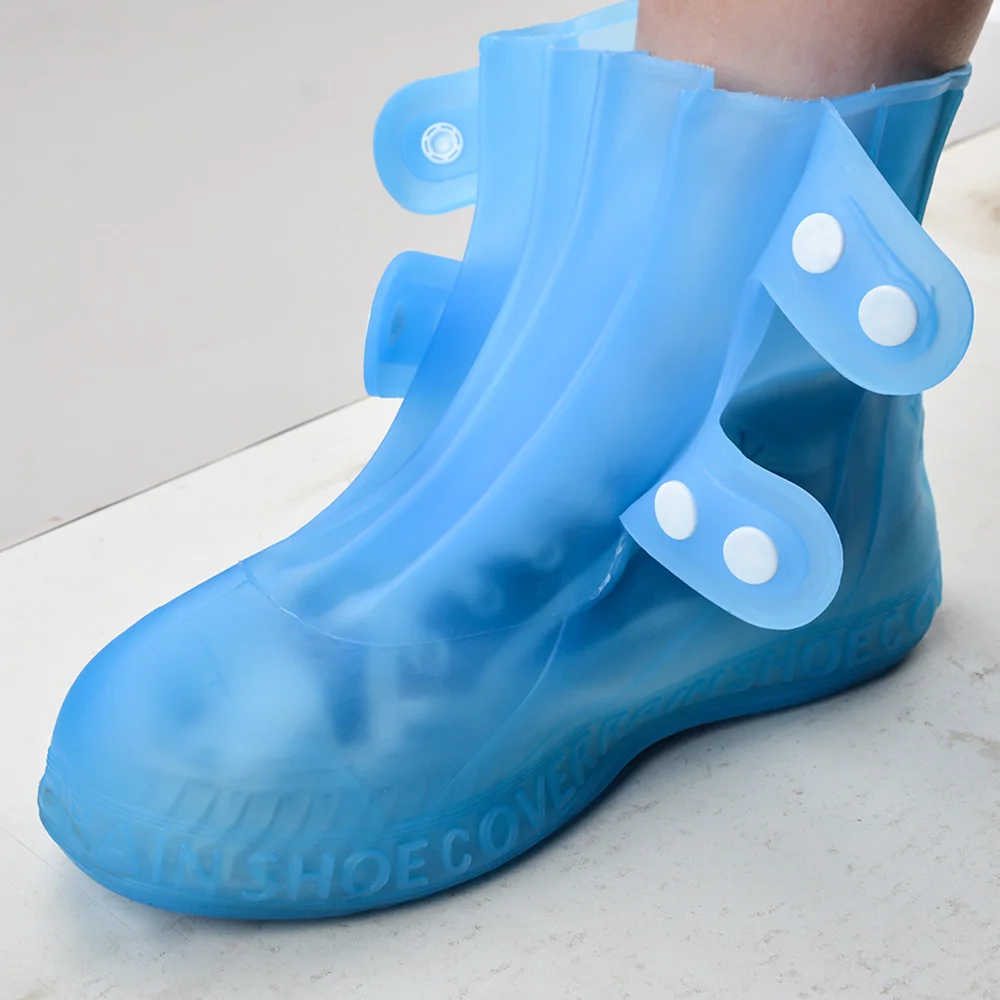 Fashion non-slip water proof rain boots silicone shoes cover thickened wear-resistant shoe protection cover