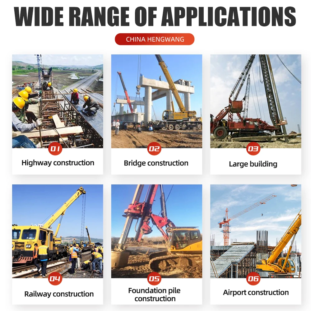 Rotary Piling Rig with Foundation Drill Machine for Civil Engineering Projects