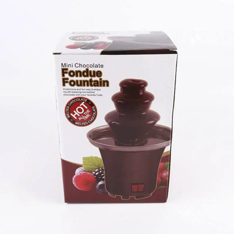 Hot Sale Kitchen Catering Mini Electric Chocolate Fountains 3 Tire For Home DIY Party Price Cheap