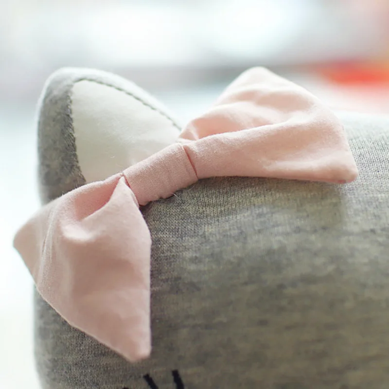 Cute Cartoon Pink Cat Tutu Long Leg Stuffed Animal Plush Dolls Girls Gift