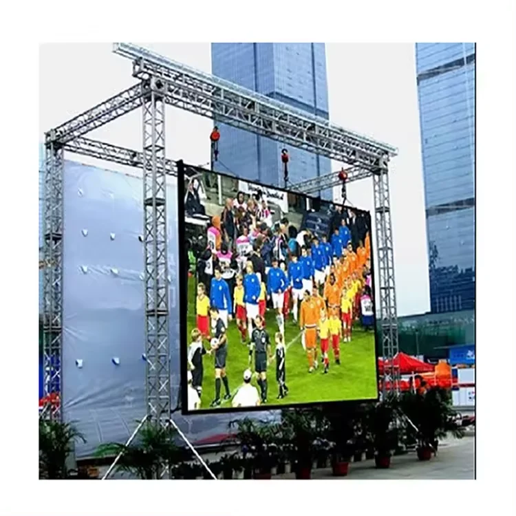 Outdoor P2.97 P3 768*768Mm Aluminum Cabinet rental led display video wall panel support truss