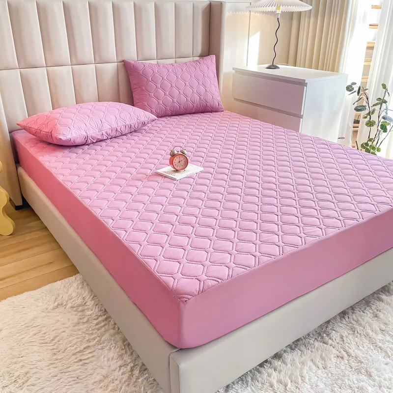 Fitted Quilted Water Proof Mattress Protector Cover Waterproof Bed Cover Mattress Protector Pad Mattress Waterproof Protector