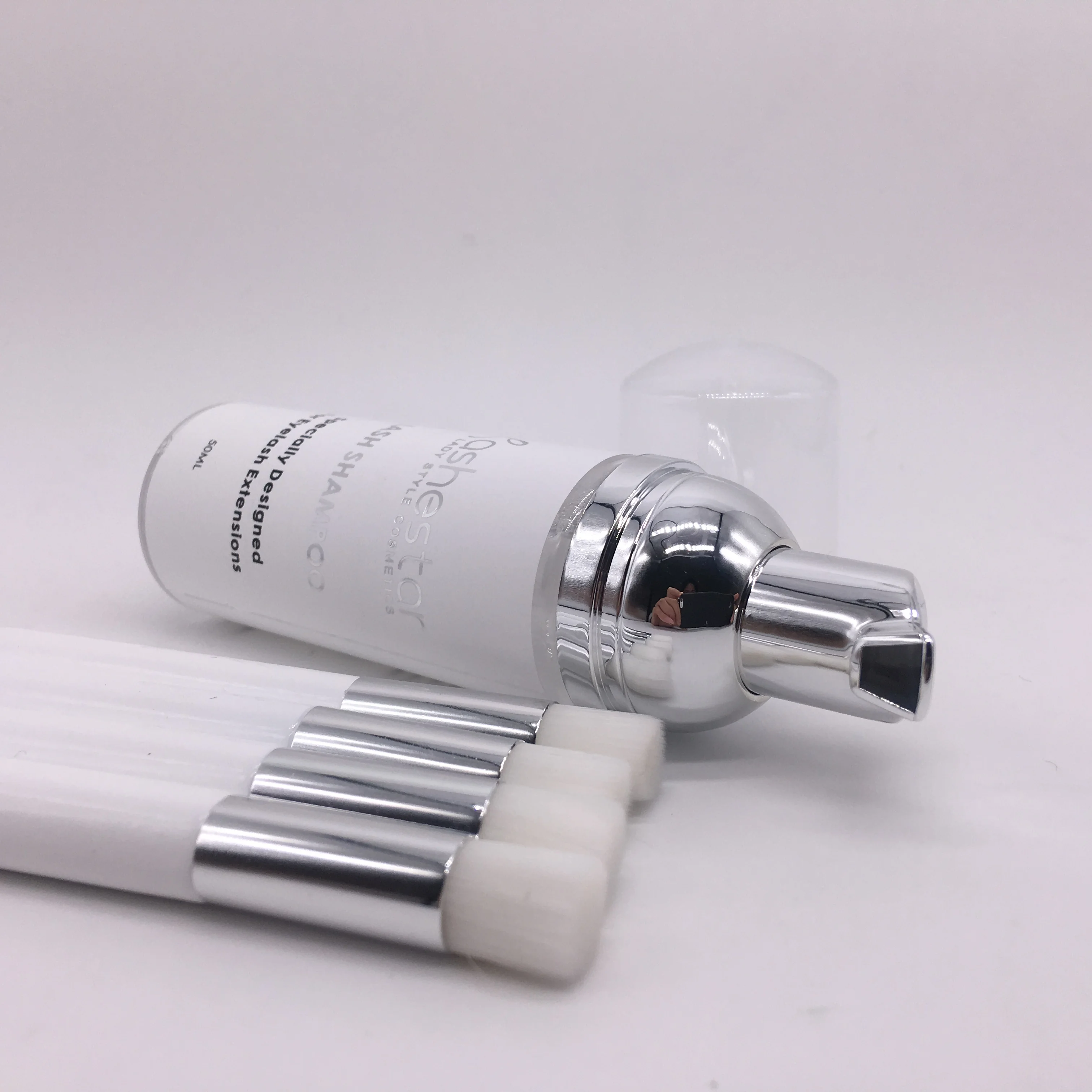 Собственная марка, натуральный шампунь для наращивания ресниц, пена с кисточкой для ресниц