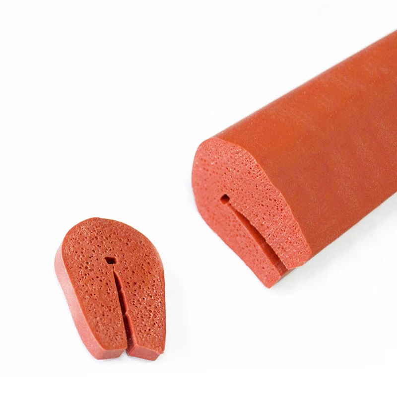 Soft EPDM Round Foam Sealing Strip Silicone Rubber Closed Cell Neoprene Sponge Rubber Profiles