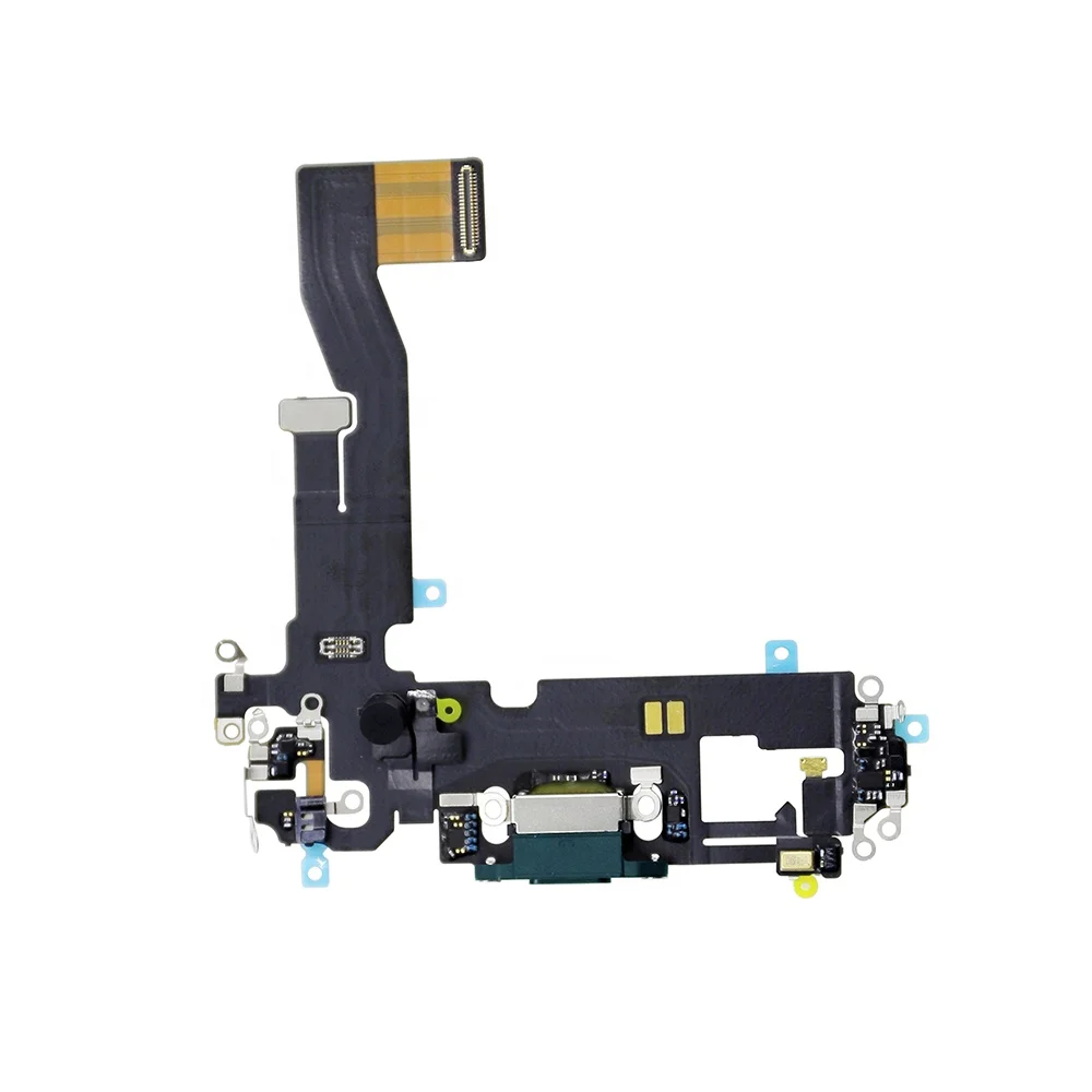  Original Mobile Phone Parts Replacement Green Charging Port For iPhone 12 Charger Flex With Audio Dock