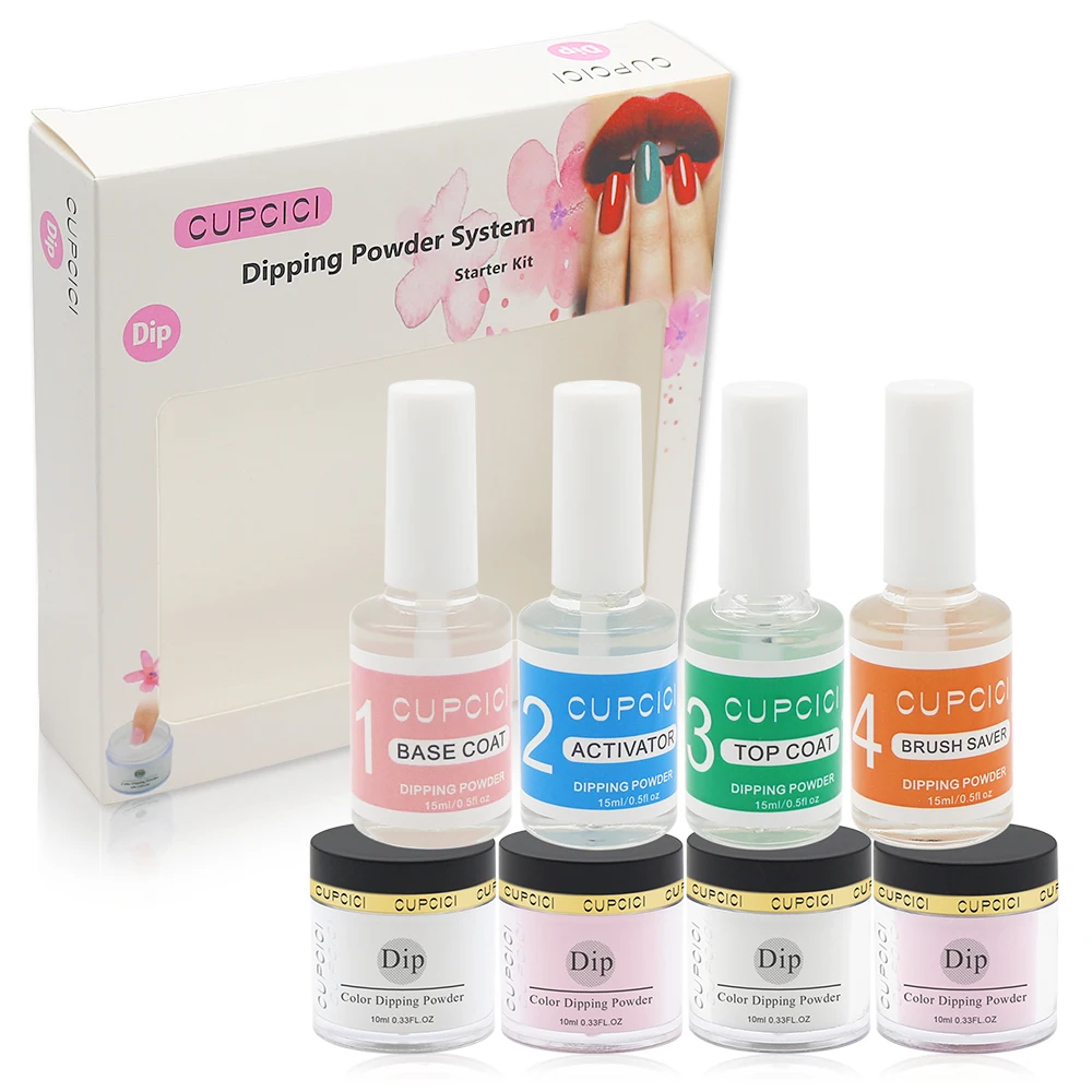 BIN New 4+4 Nail Dip Powder Set Manufacturer Dipping Powder Kit