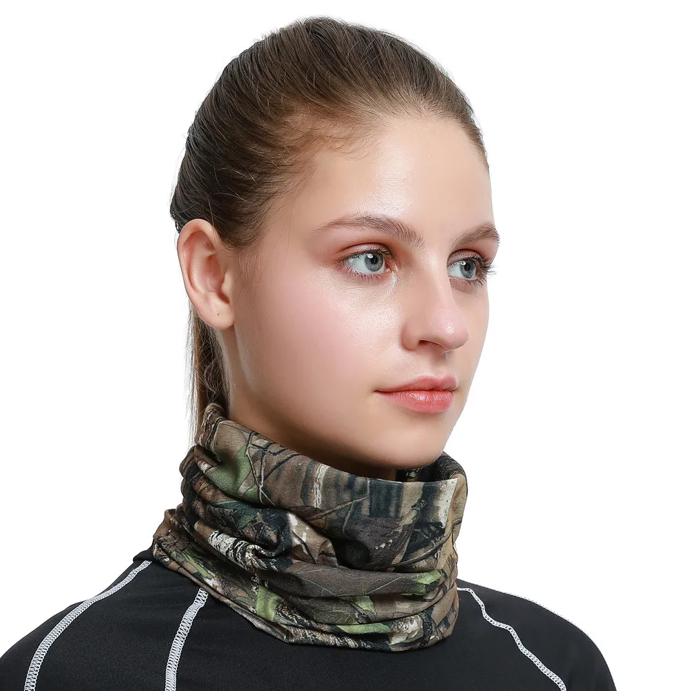 Custom wholesale coolmax seamless scarf cycling motorbike neck warmer bandana