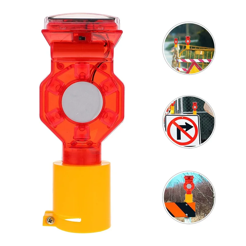 waterproof solar emergency strobe light warning flashing lamp