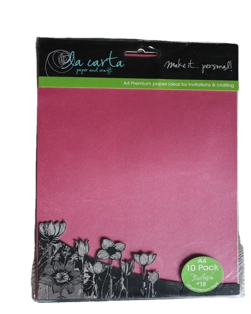 Профессиональная цветная бумага цвета металлик размером 305*305 мм 12*12